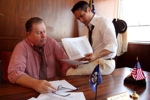 Thomas Evans and Gordon Carmadelle @ BroadwayWorld Thomas Evans and Gordon Carmadelle Photo