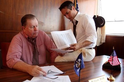 Thomas Evans and Gordon Carmadelle Photo