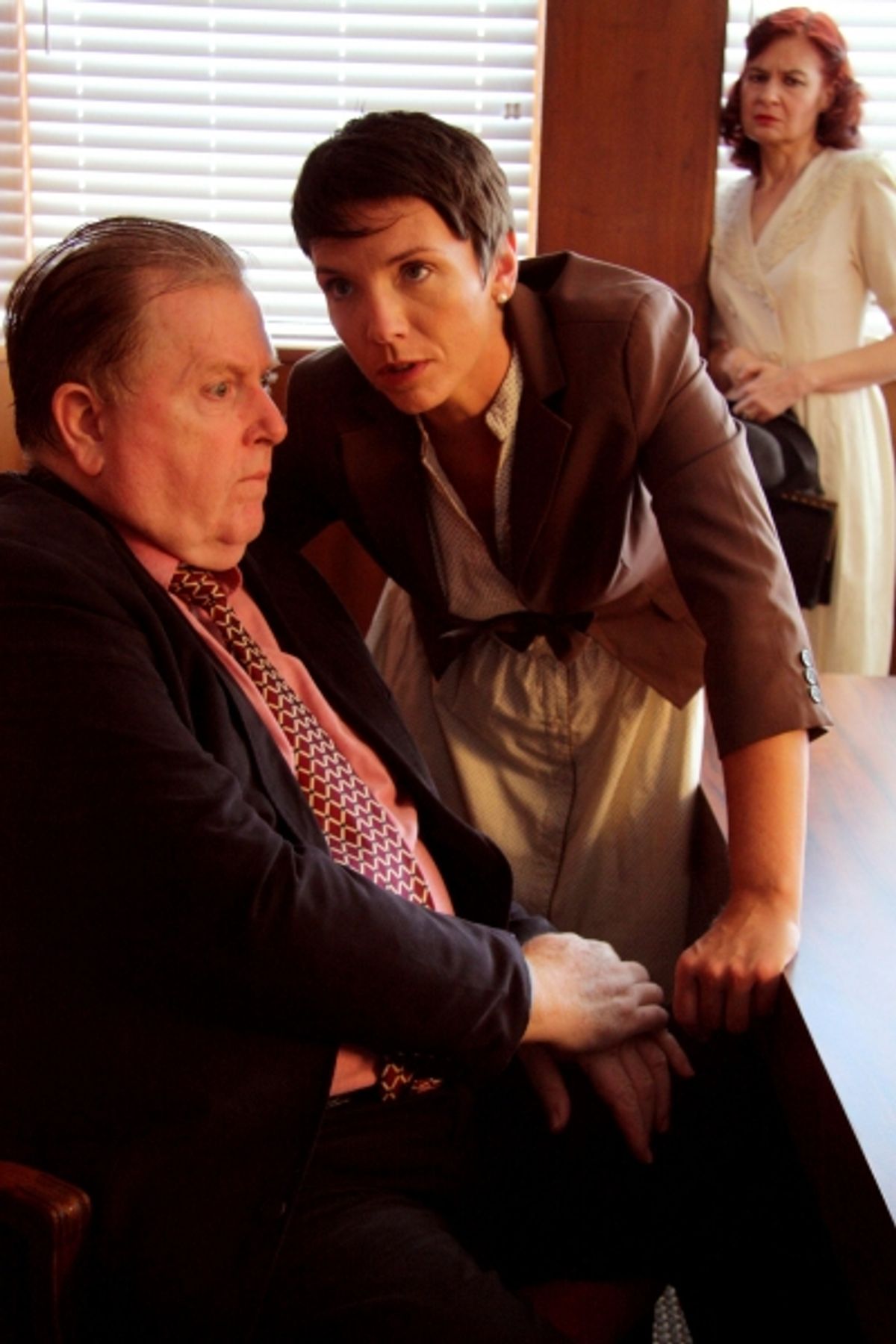 Thomas Evans, Caroline Whitney Smith and Georgan George at 