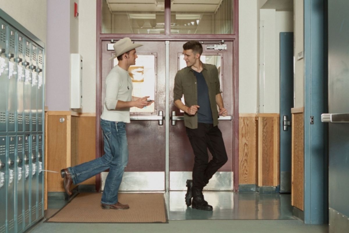 Casey Pitel as Willard Hewitt & Robert Head as Ren McCormack at 