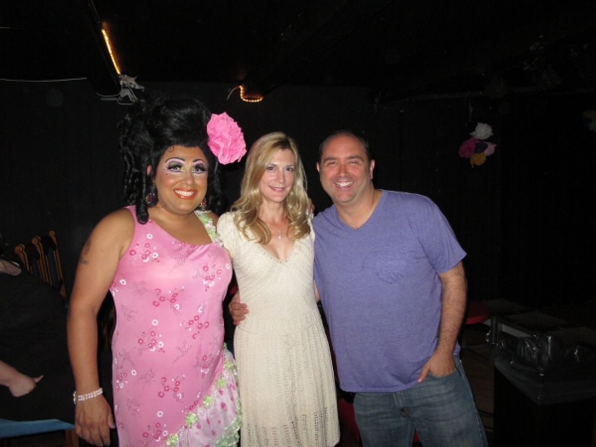 Kay Sedia, Thea Gill, Mike Pingel at 