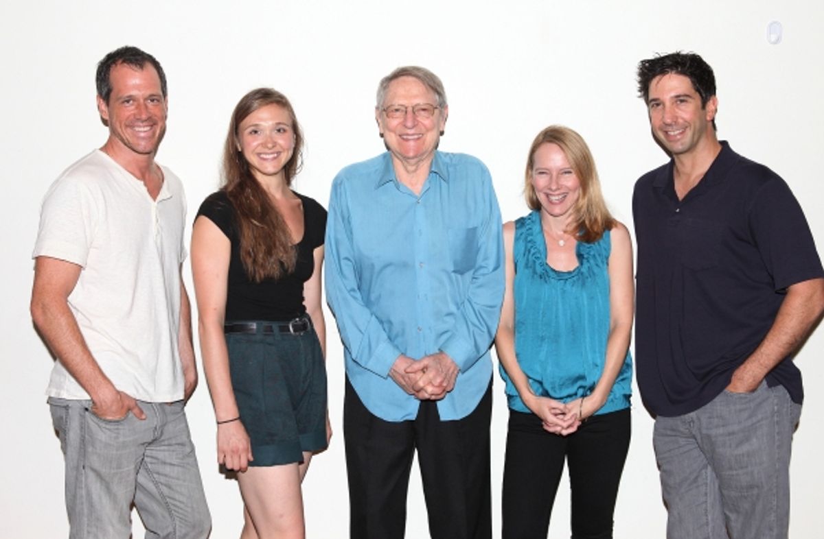 Darren Pettie, Sarah Sokolovic, John Cullum, Amy Ryan & David Schwimmer
 at 
