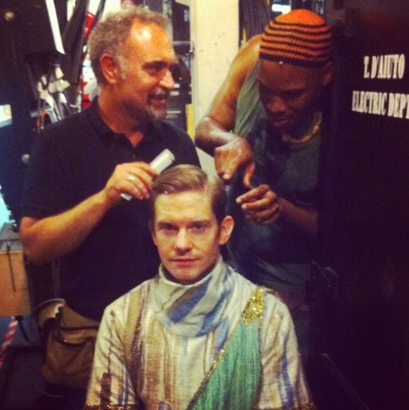 Photo Flash: Saturday Intermission Pics, July 28 - Olympic Tributes from NEWSIES, NICE WORK and More!  Image