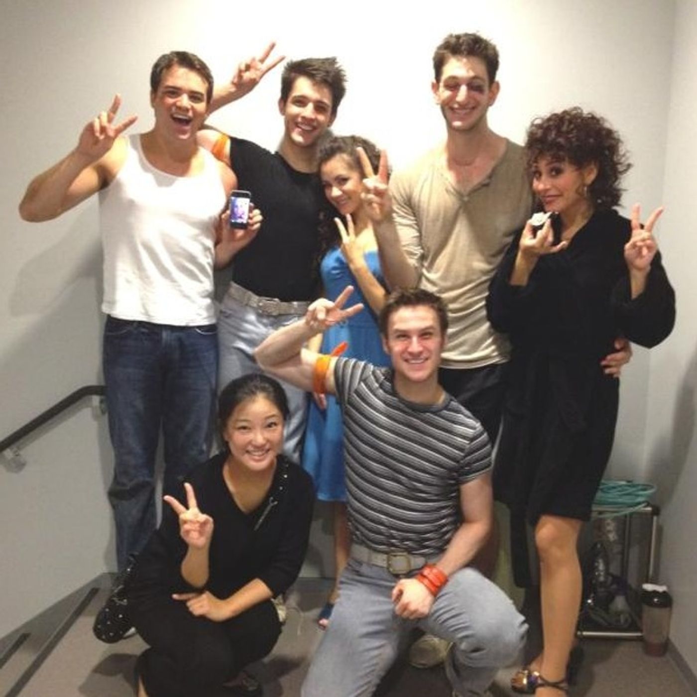 Photo Flash: Saturday Intermission Pics, July 28 - Olympic Tributes from NEWSIES, NICE WORK and More!  Image