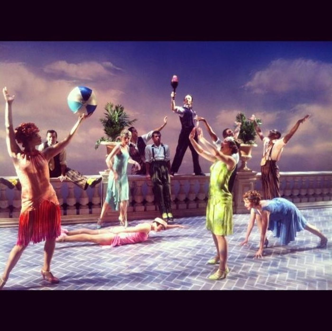 Photo Flash: Saturday Intermission Pics, July 28 - Olympic Tributes from NEWSIES, NICE WORK and More!  Image