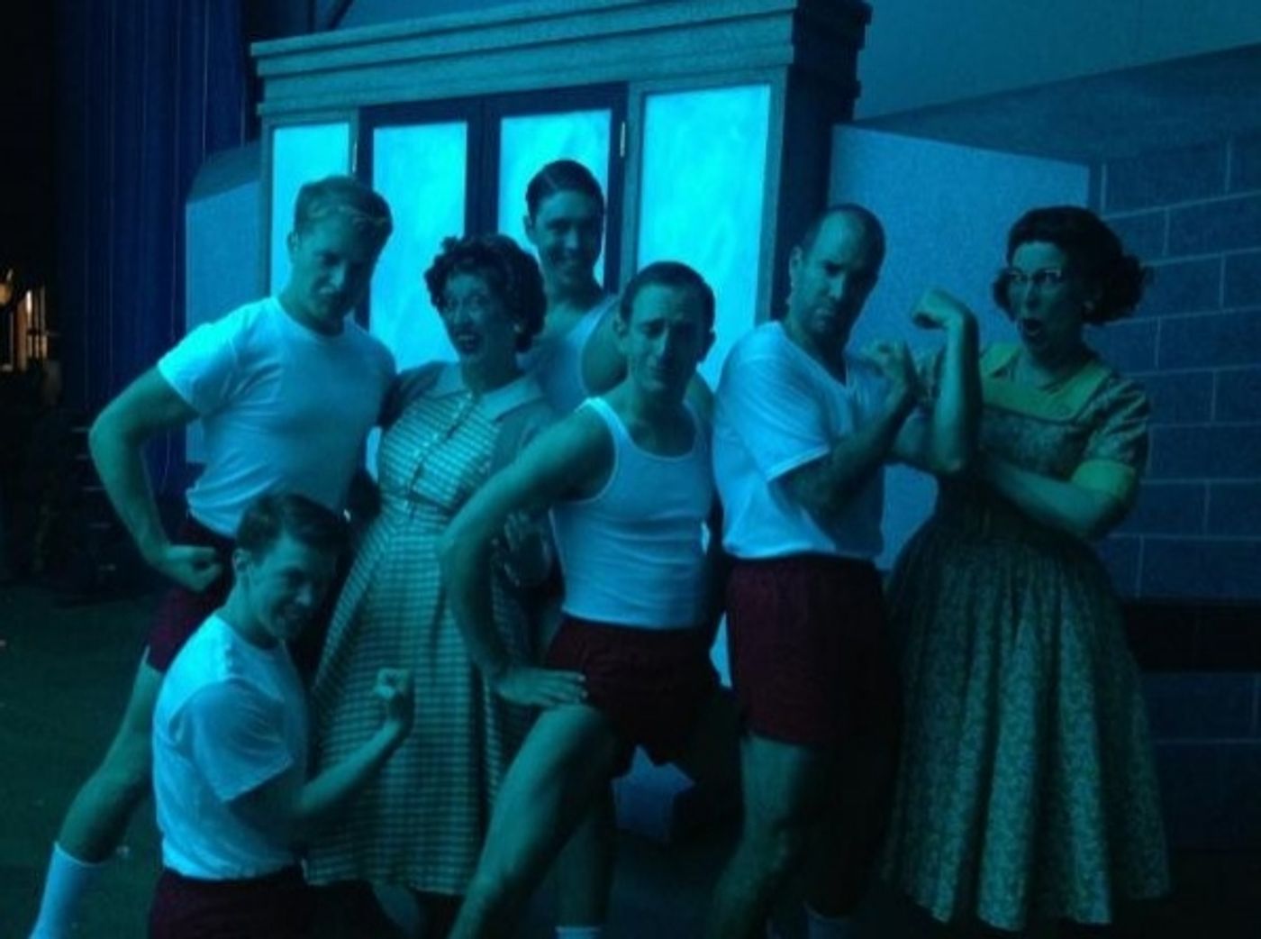 Photo Flash: Saturday Intermission Pics, July 28 - Olympic Tributes from NEWSIES, NICE WORK and More!  Image