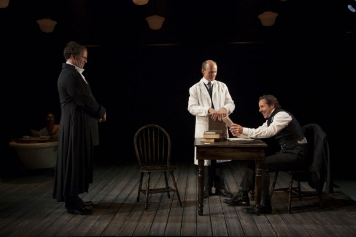 Shuler Hensley, Henry Stram, and Alessandro Nivola  at 