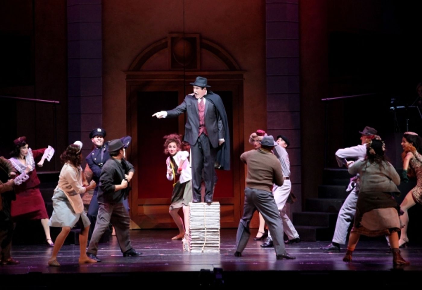 Photo Flash: Jesse Tyler Ferguson, Richard Kind & More in THE PRODUCERS at The Hollywood Bowl, Part 1!  Image