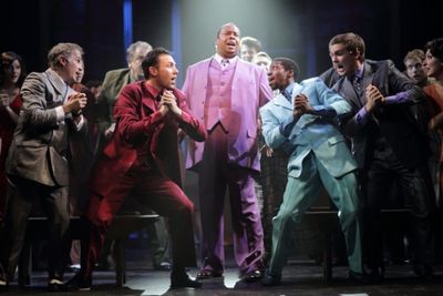 Wayne W. Pretlow with the Cast Photo