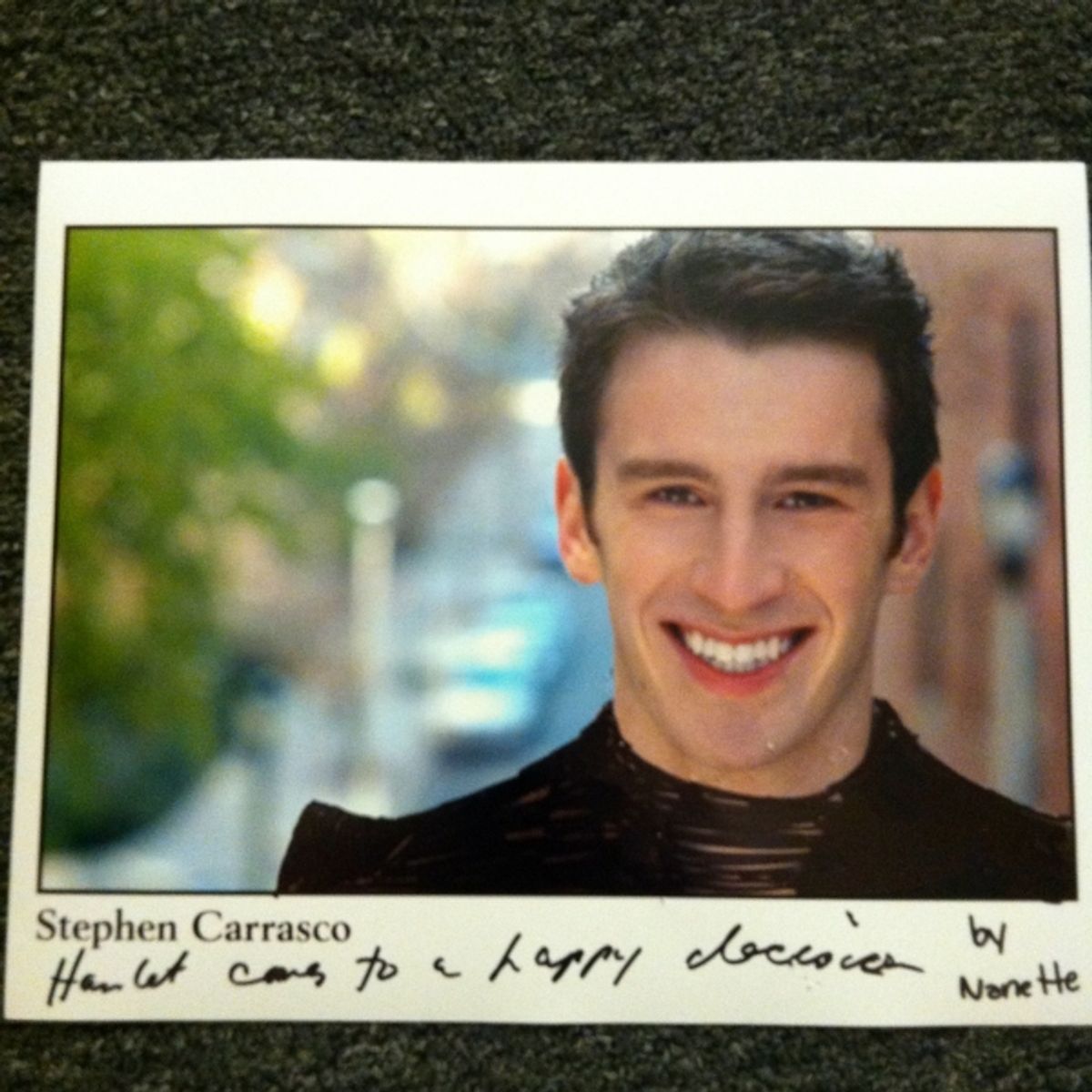 'Hamlet Comes to a Happy Decision' by Nanette Golia of Wardrobe at 