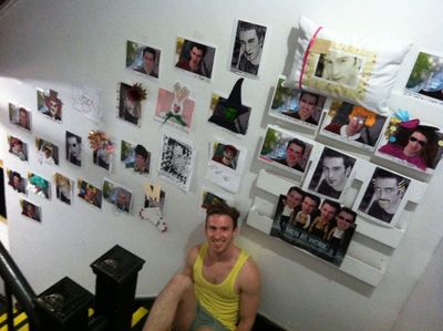 Stephen Carrasco by the Display Wall Photo
