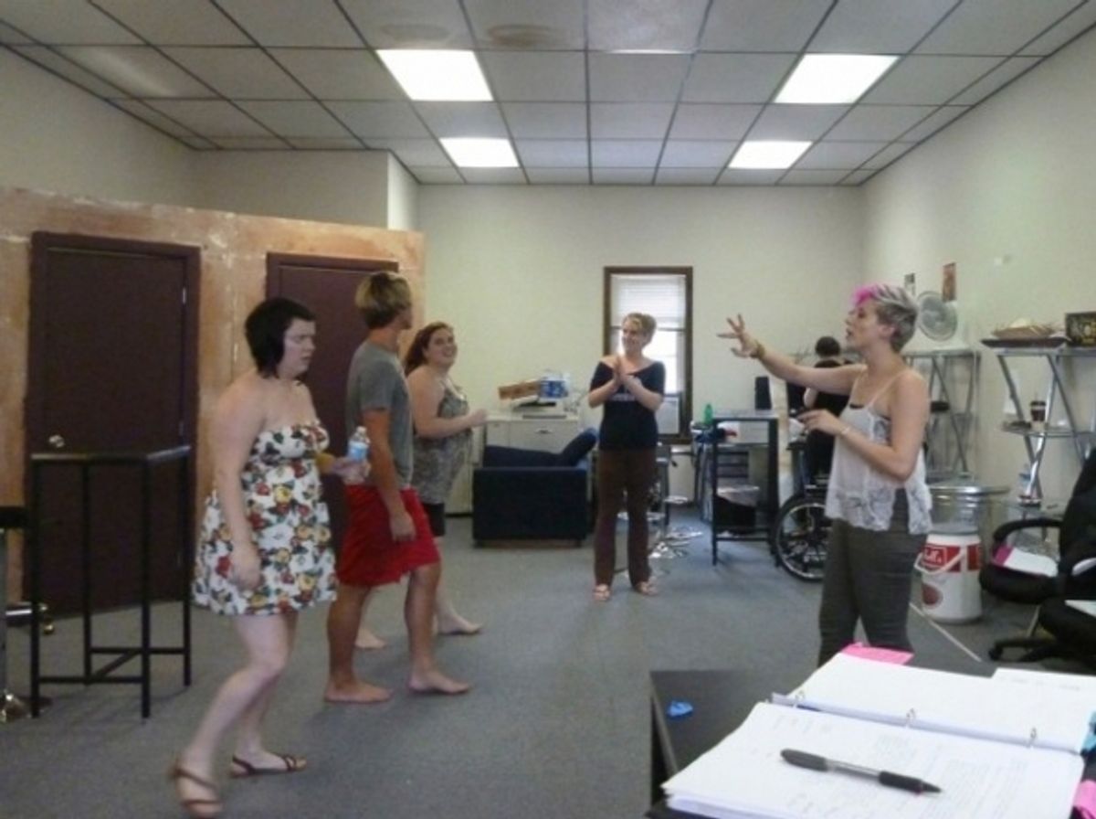 Caroline Schneider, Camden Williams, Leah Keele, Leah Fox, Aubrey Klinger at 