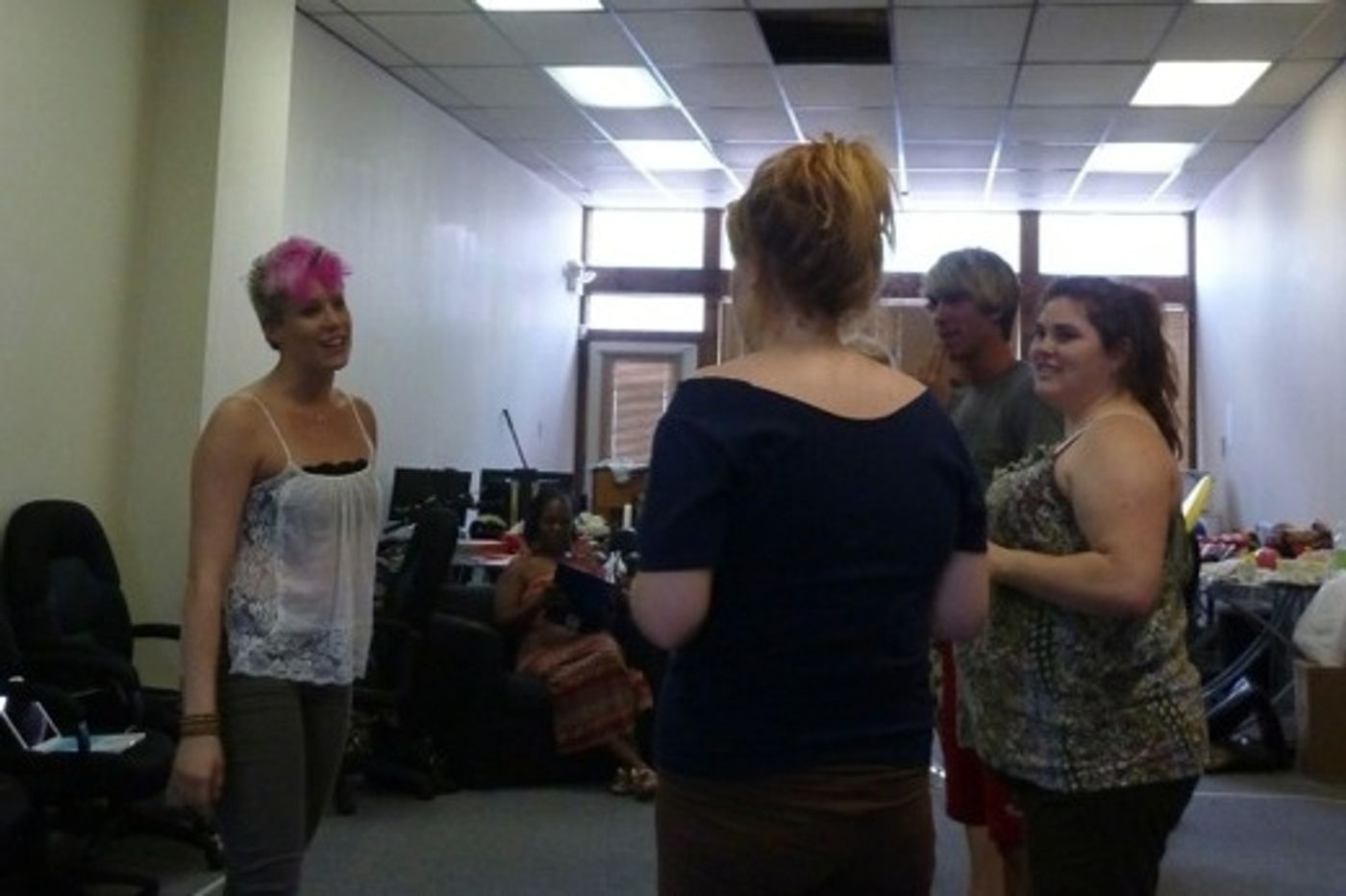 Photo Flash: DATE ME, DO ME, DUMP ME in Rehearsal at the Rex Theater  Image