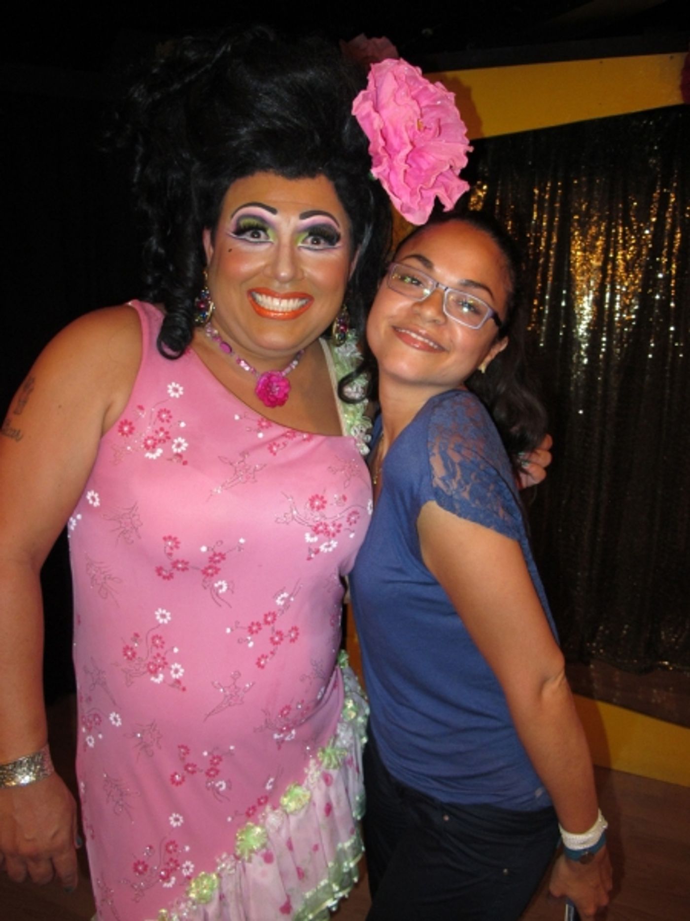 Photo Flash: Karen Olivo and George Akram Visit CHICO'S ANGELS in LA  Image