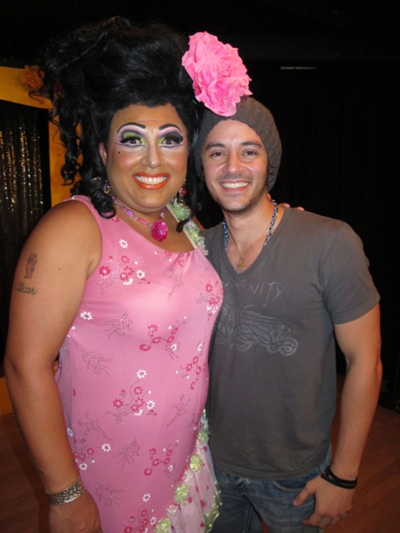 Photo Flash: Karen Olivo and George Akram Visit CHICO'S ANGELS in LA  Image