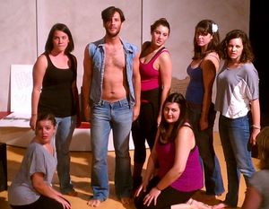 Christopher Manson with Leah Bray, Danielle Yee, Samantha Hertz, Julia Williams, Meag Photo