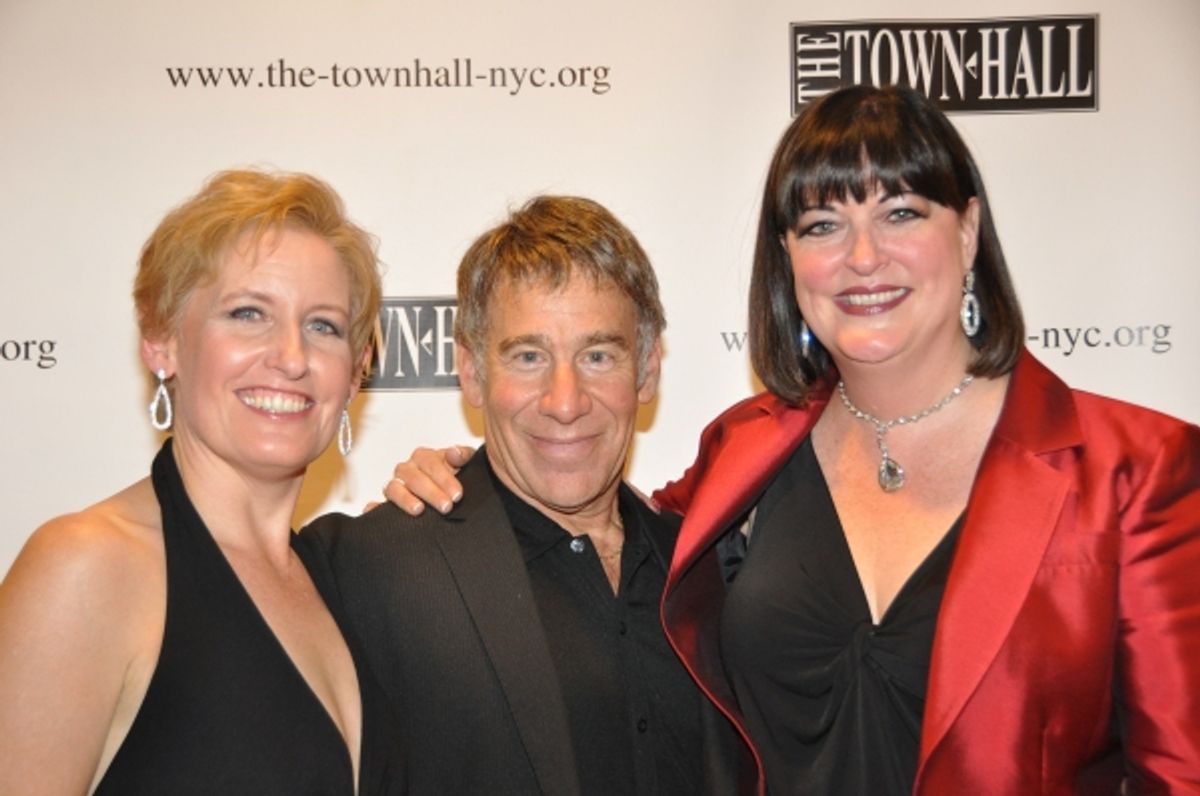 Liz Callaway, Stephen Schwartz and Ann Hampton Callaway at 