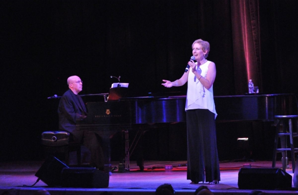 Liz Callaway and Alex Rybeck (Musical Director and Pianist) at 