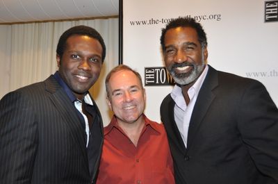 Joshua Henry, Stephen Flaherty and Norm Lewis Photo