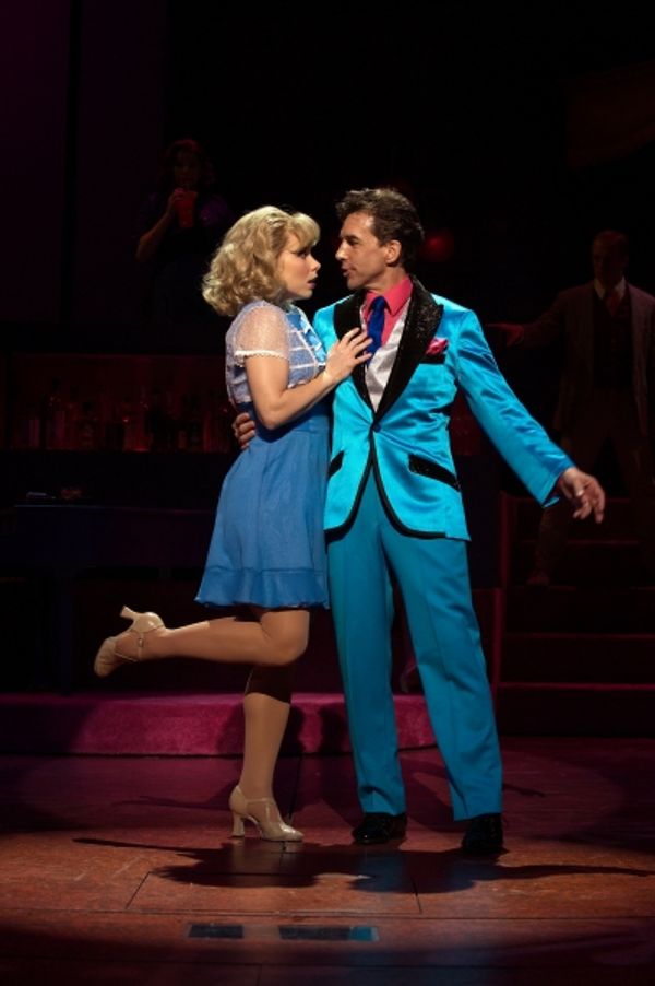 Buddy Love and Stella Purdy in blue. Photo