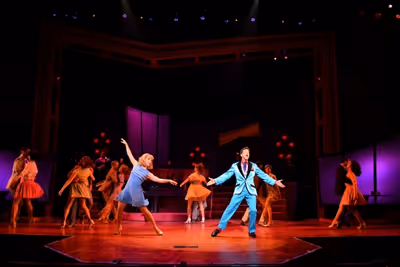 Buddy Love and Stella Purdy dancing. Photo
