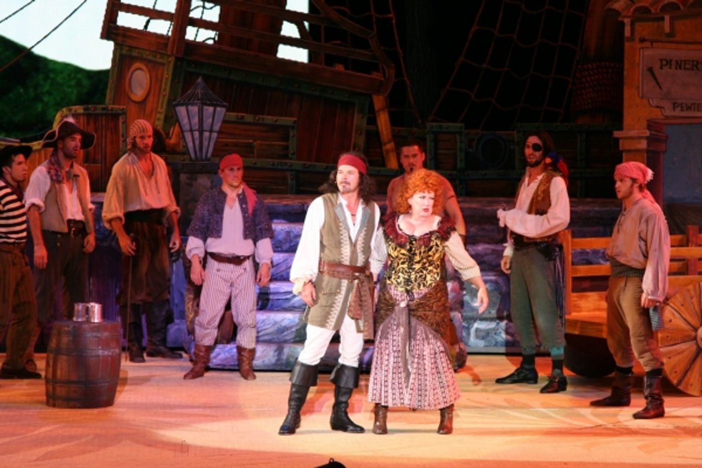 Photo Flash: First Look at Ed Dixon, Hunter Foster and More in PIRATES! at the Muny  Image
