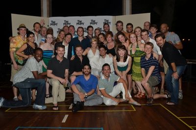 Hunter Foster leads the cast of PIRATES! at The Muny Photo
