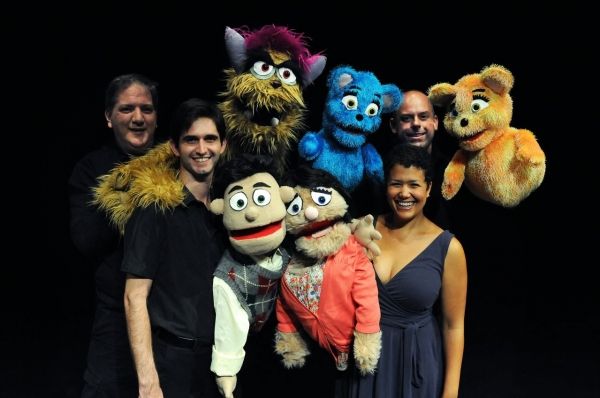Don Knoblauch, Trekkie Monster, Bad Idea Bear, Stewart Bender and Bad Idea Bear; Cody Photo