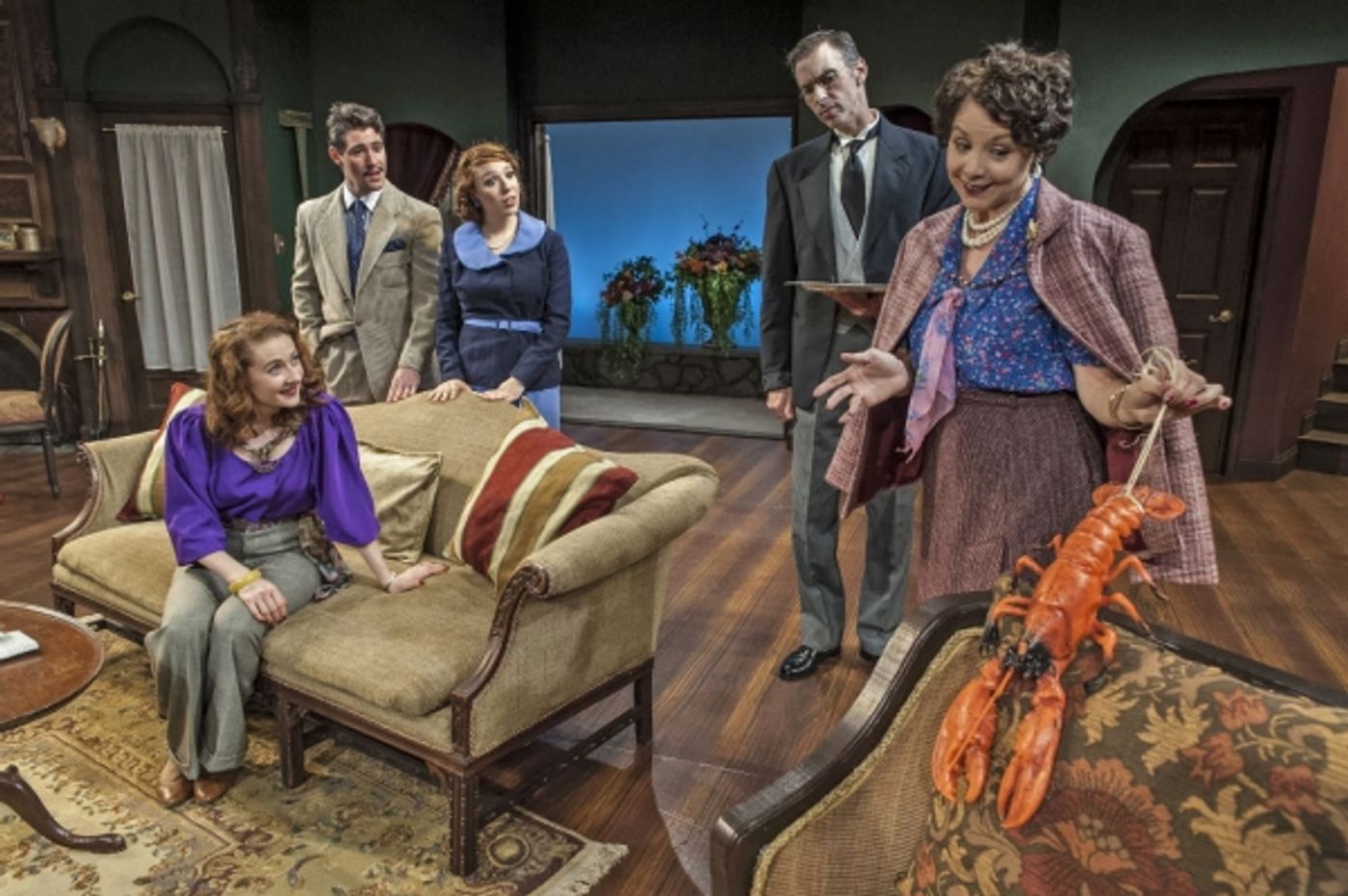 Photo Flash: First Look at Agatha Christie's THE HOLLOW, Opening Tonight  Image