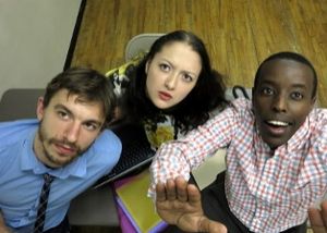 Scott Thomas, Alexandra Hellquist, Matthew Murumba Photo