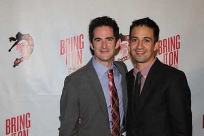 Andy Blankenbuehler and Lin-Manuel Miranda  Photo
