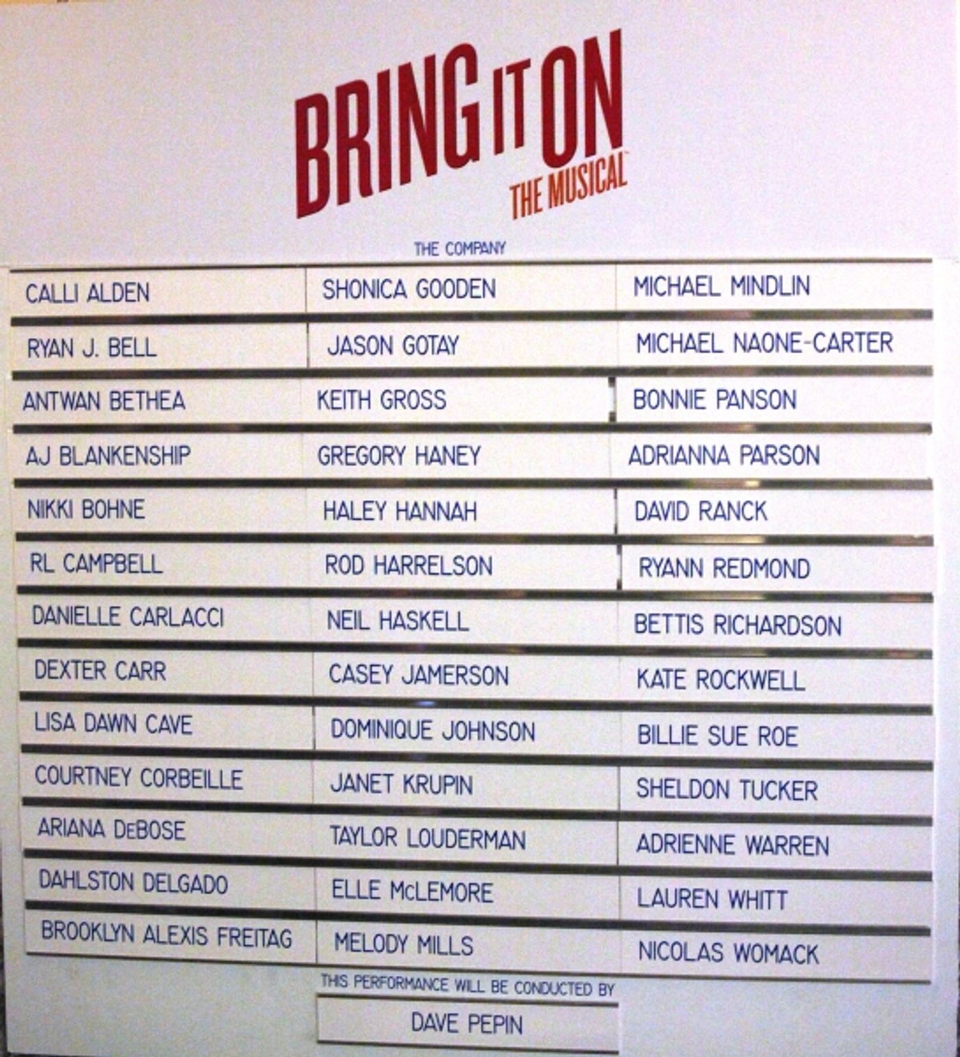 Photo Coverage: BRING IT ON's Spirit-Filled Opening Night Curtain Call! Image