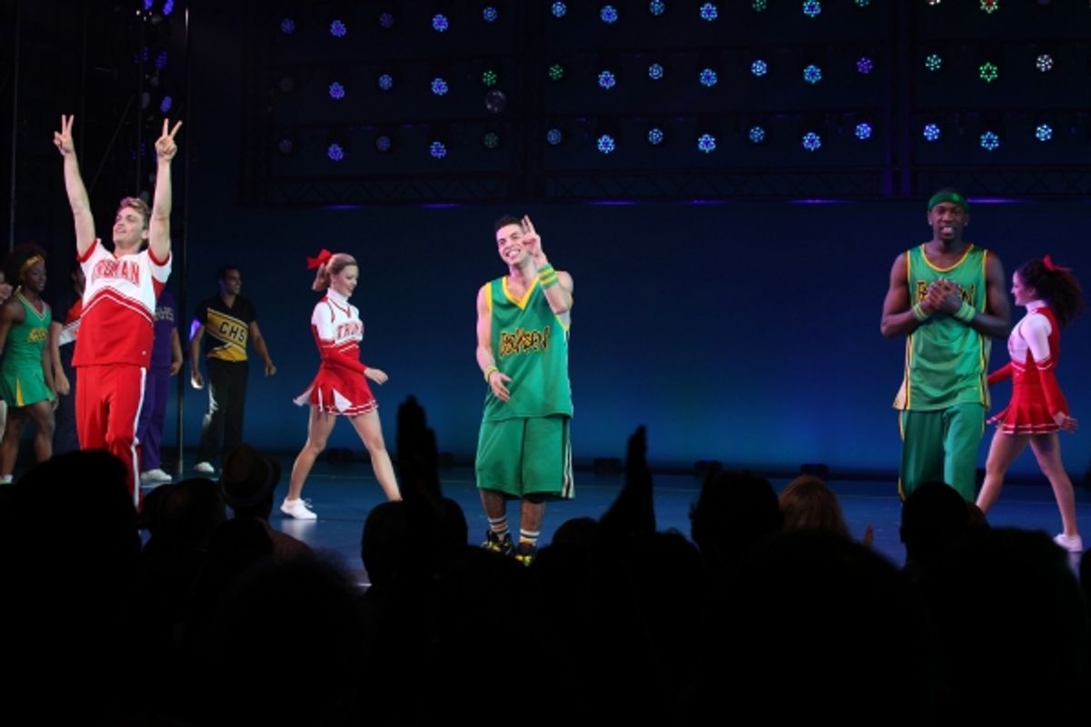 Neil Haskell, Jason Gotay & Dominique Johnson & Ensemble Cast at 