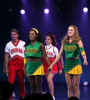 Adrienne Warren & Taylor Louderman& Ensemble Cast @ BroadwayWorld Adrienne Warren & Taylor Louderman& Ensemble Cast Photo