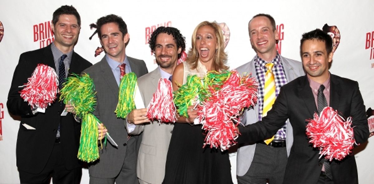 Andy Blankenbuehler & Amanda Green & Jeff Whitty & Lin-Manuel Miranda at 