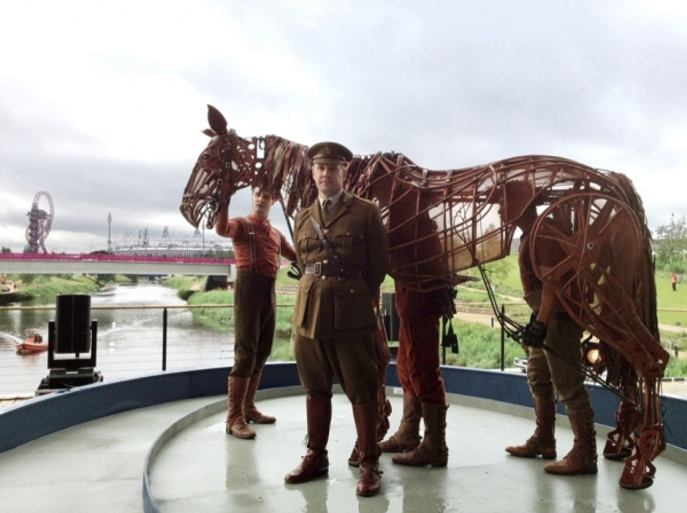 Photo Flash: Cast of WAR HORSE Visits the Olympic Park  Image