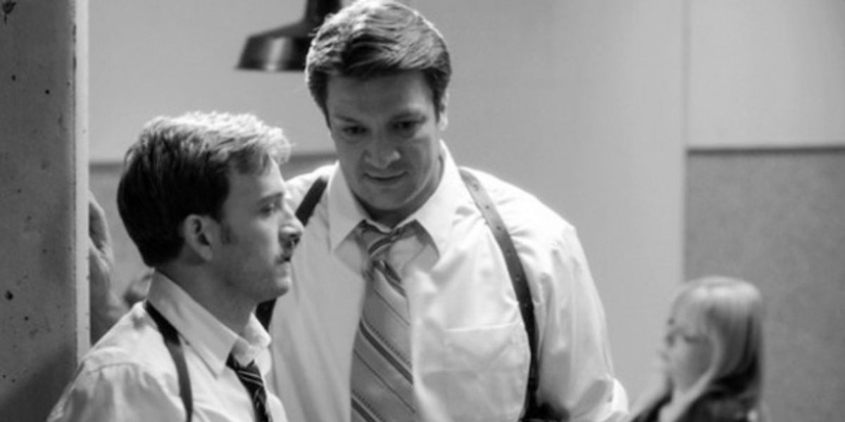 Nathan Fillion as Dogberry with Tom Lenk as Verges at 
