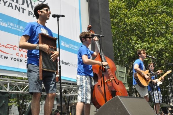 One Man, Two Guvnors-Jacob Colin Cohen, Charlie Rosen, Jason Rabinowitz and Austin Mo Photo