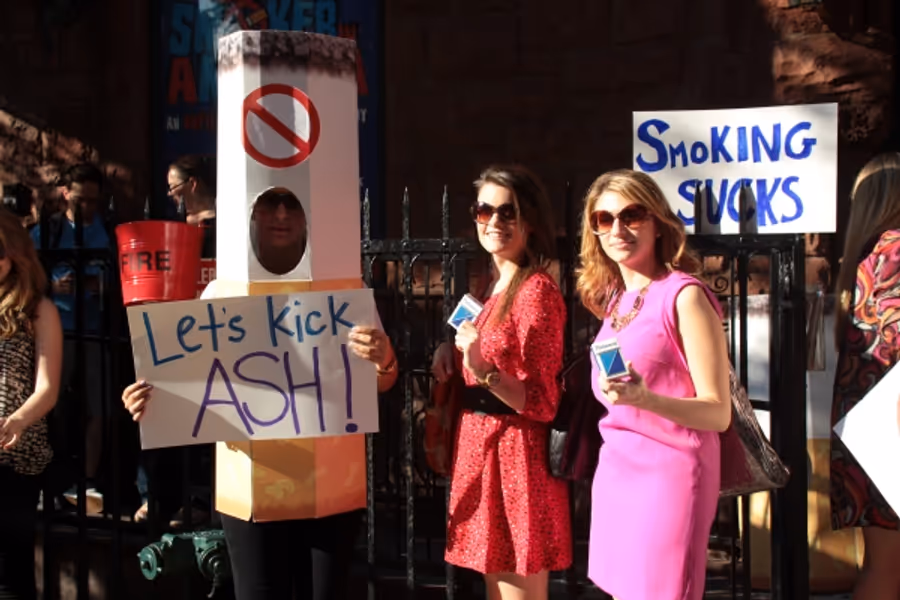 Photo Coverage: THE LAST SMOKER IN AMERICA Opening- Arrivals and Curtain Call! Image