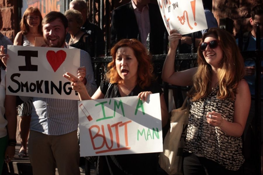 Photo Coverage: THE LAST SMOKER IN AMERICA Opening- Arrivals and Curtain Call! Image
