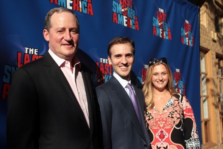 Photo Coverage: THE LAST SMOKER IN AMERICA Opening- Arrivals and Curtain Call! Image