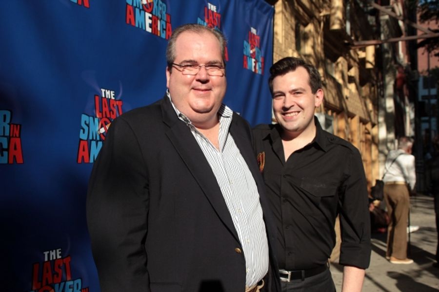 Photo Coverage: THE LAST SMOKER IN AMERICA Opening- Arrivals and Curtain Call! Image
