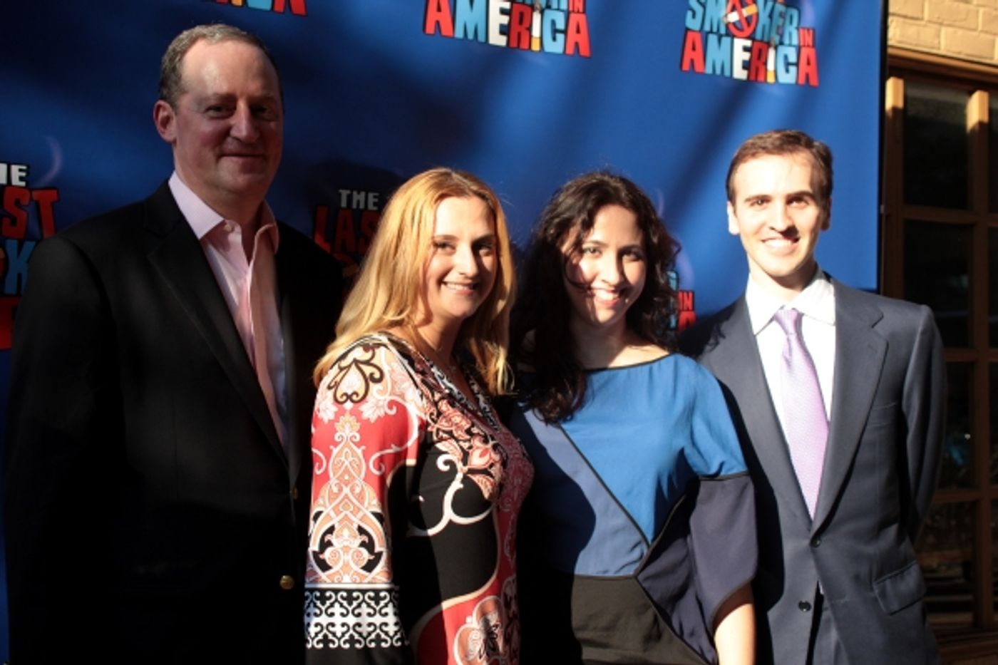Photo Coverage: THE LAST SMOKER IN AMERICA Opening- Arrivals and Curtain Call!  Image