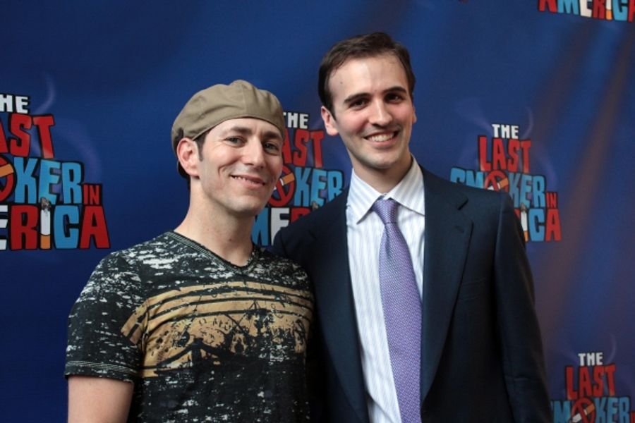 Photo Coverage: THE LAST SMOKER IN AMERICA Opening- Arrivals and Curtain Call! Image