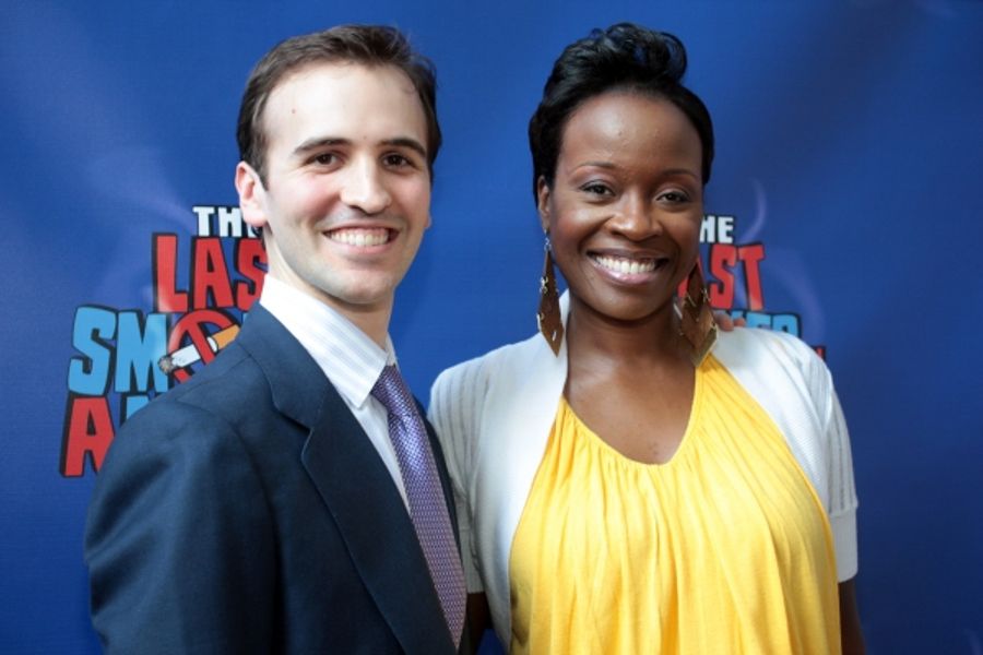 Photo Coverage: THE LAST SMOKER IN AMERICA Opening- Arrivals and Curtain Call! Image