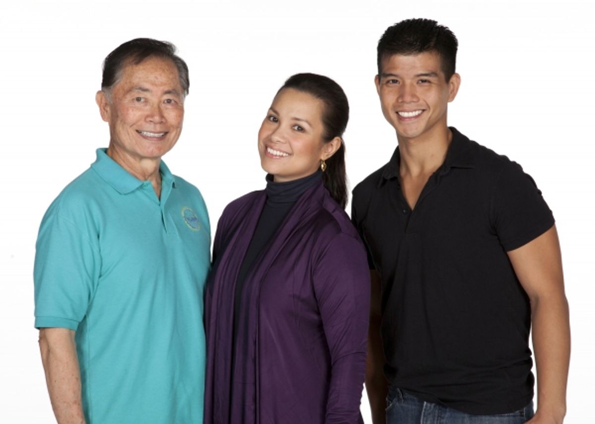 George Takei, Lea Salonga and Telly Leung at 