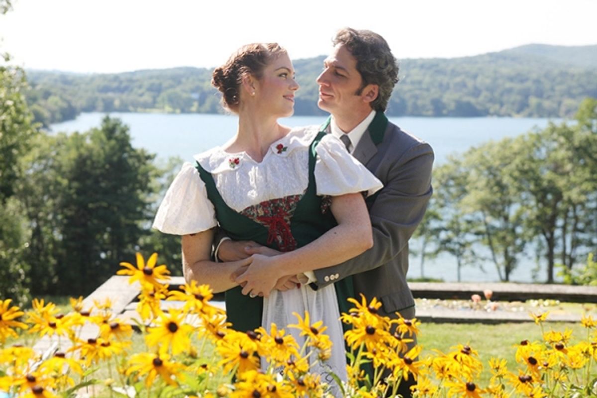 Caitlin McGinty and Michael Sharon  at 