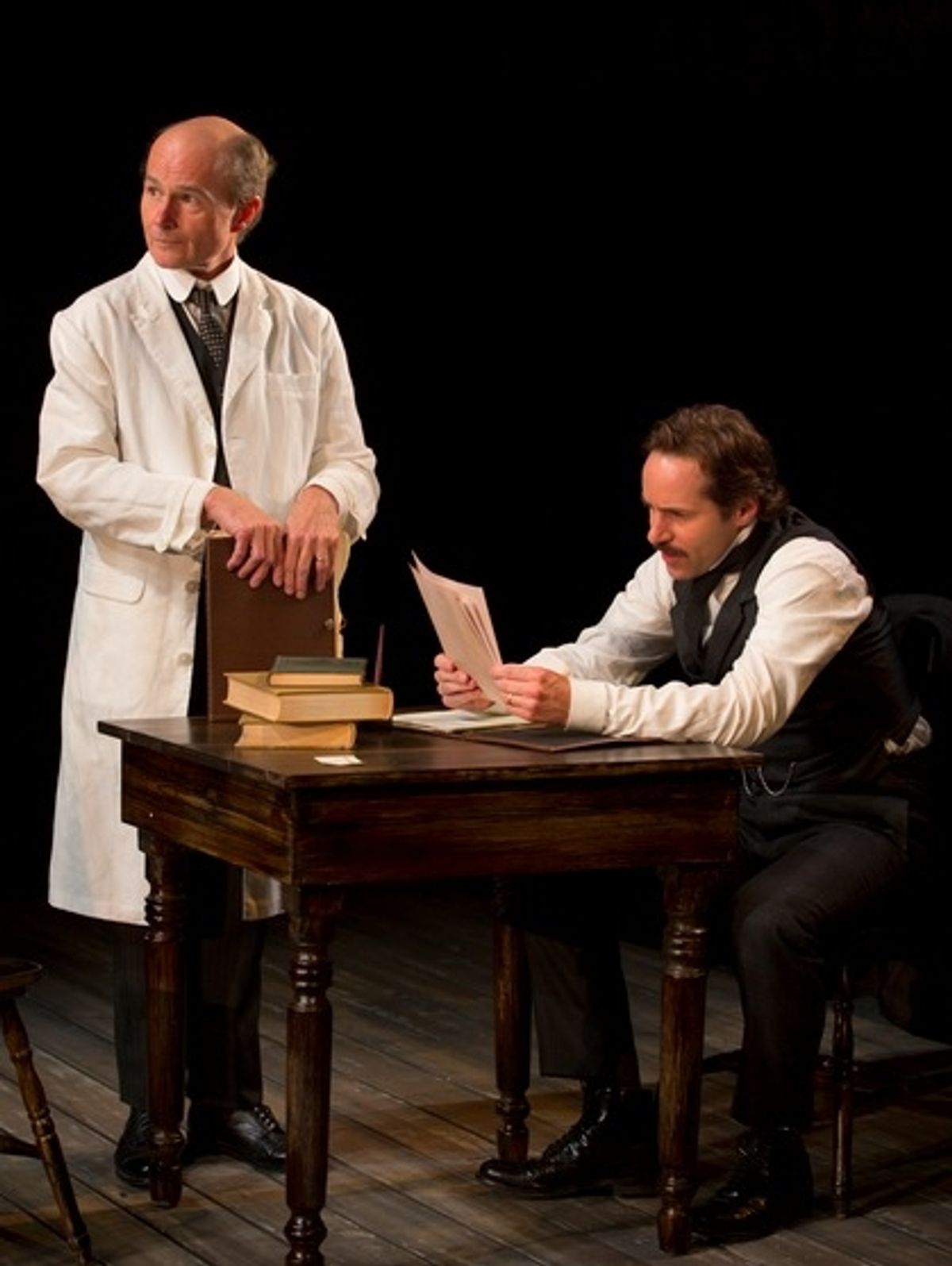 Henry Stram and Alessandro Nivola at 