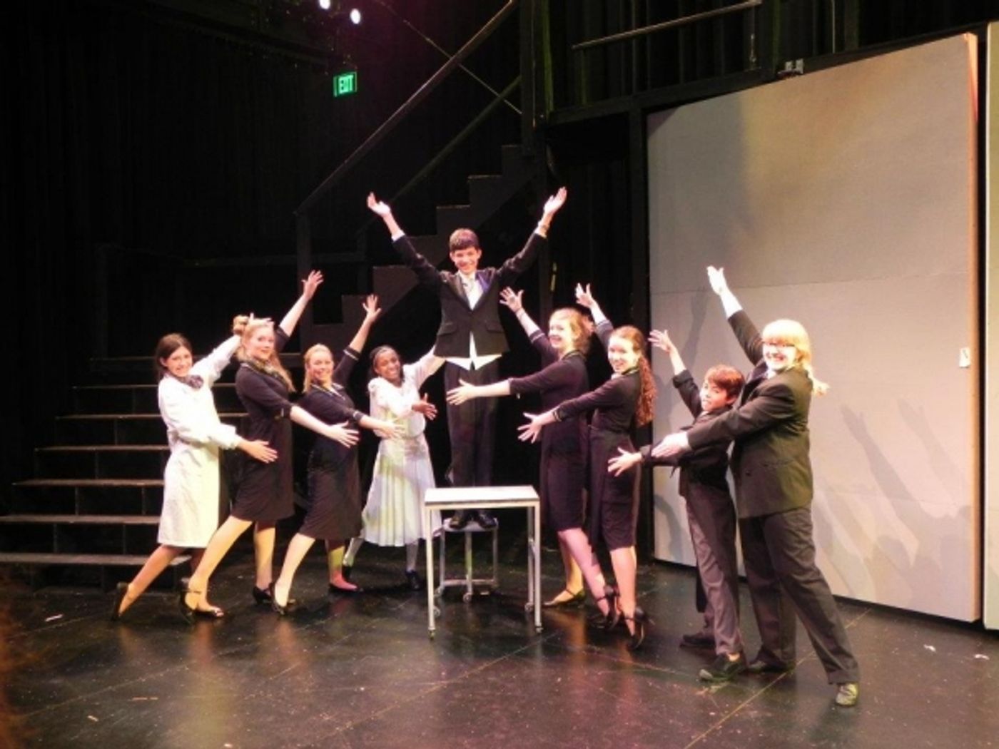 Photo Flash: Hunter Foster Visits URINETOWN Workshop at STAGES St. Louis' Performing Arts Academy Photo Flash: Hunter Foster Visits URINETOWN Workshop at STAGES St. Louis' Performing Arts Academy Image