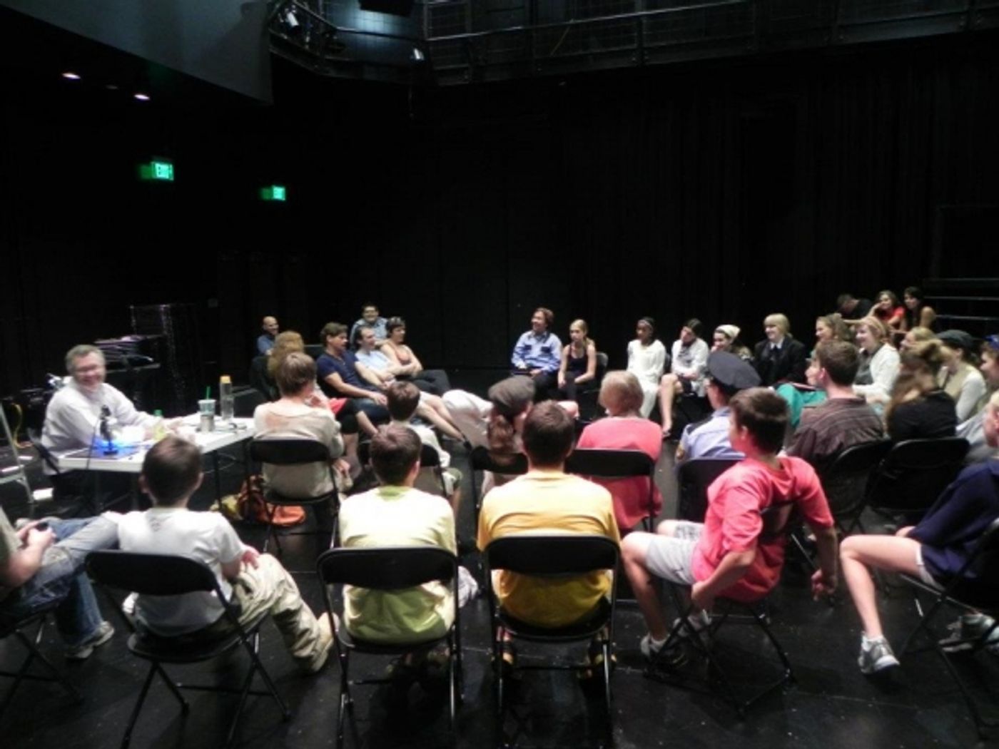 Photo Flash: Hunter Foster Visits URINETOWN Workshop at STAGES St. Louis' Performing Arts Academy Photo Flash: Hunter Foster Visits URINETOWN Workshop at STAGES St. Louis' Performing Arts Academy Image